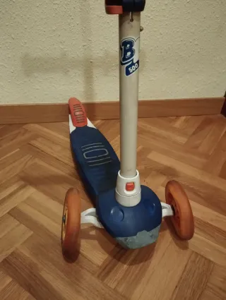 Patinete 3 ruedas infantil con luces