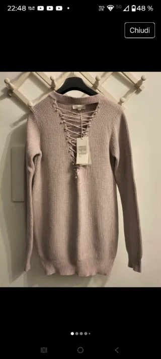 Maglione Bluoltre donna rosa