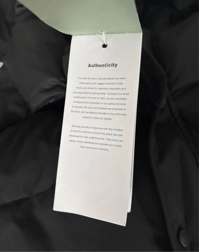 Chaqueta Parka Canada Goose Talla M Negra