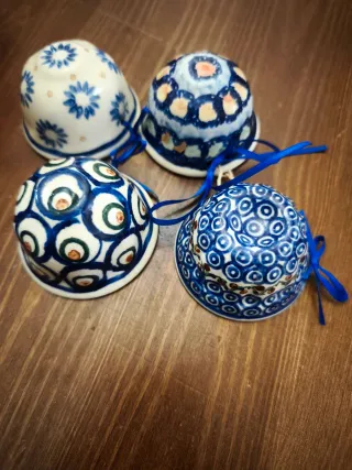 Campanelle in ceramica decorate per stampi