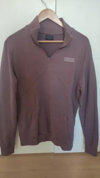 Sudadera SCALPERS cremallera S/36/8 morada