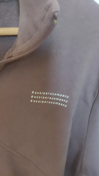 Sudadera SCALPERS cremallera S/36/8 morada