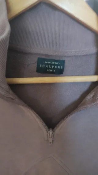 Sudadera SCALPERS cremallera S/36/8 morada