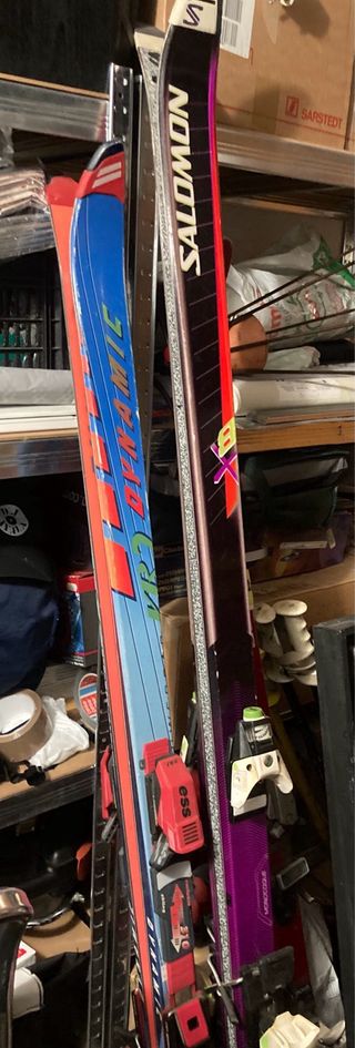 Esquís Salomon X8 + Fijaciones Salomon 977