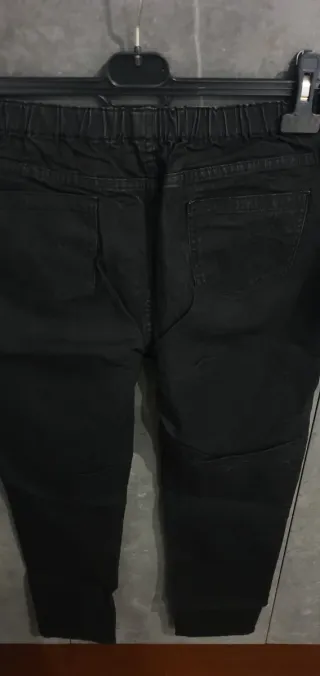 Pantalón vaquero leggins negro mujer talla 44