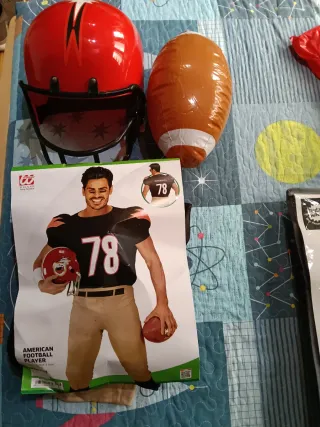Disfraz Quarterback USA o Rubby o Futbol Americano