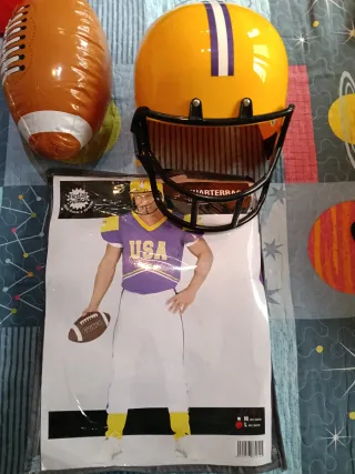 Disfraz Quarterback USA o Rubby o Futbol Americano