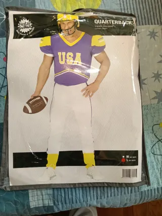 Disfraz Quarterback USA o Rubby o Futbol Americano