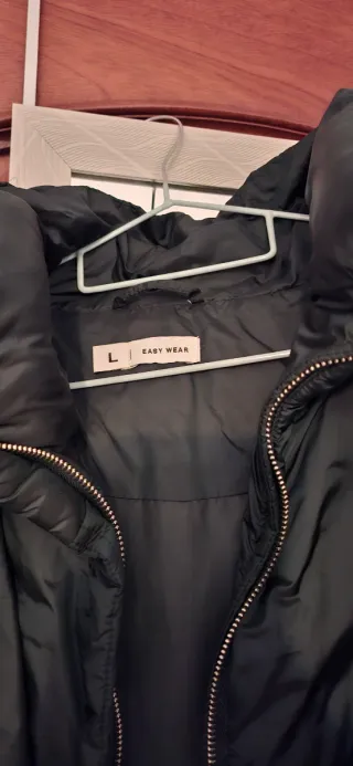 Cazadora acolchada mujer verde