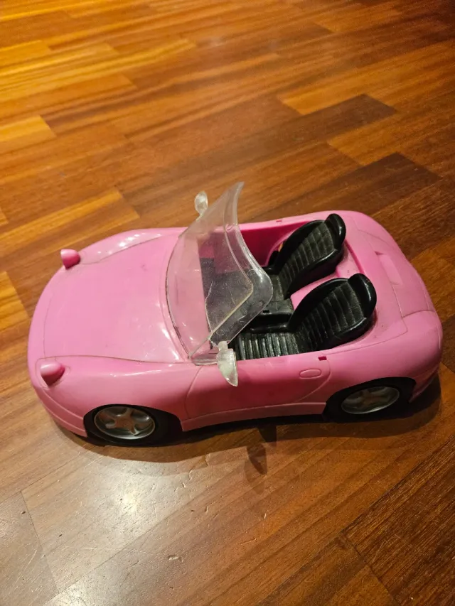 Macchina Barbie cabrio rosa 4 ruote