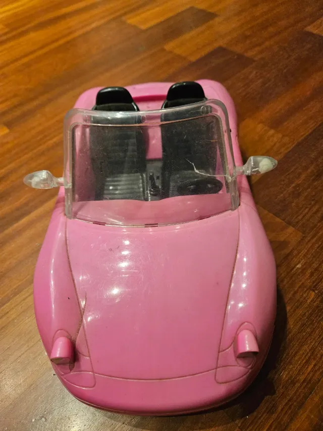 Macchina Barbie cabrio rosa 4 ruote