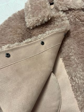 Chaqueta pelo rosa Bimba y Lola Talla XS/S