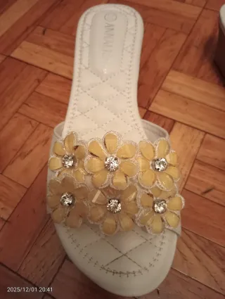 Sandalias Annalisa Blancas