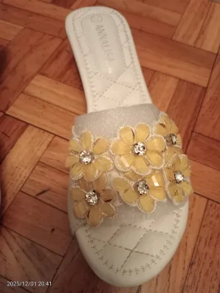 Sandalias Annalisa Blancas