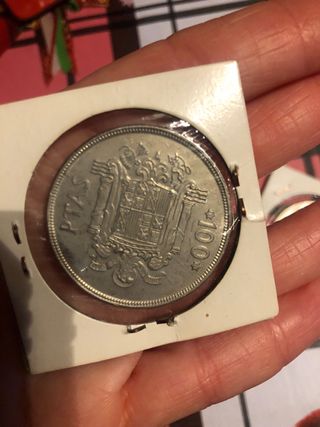 Moneda Rey Juan Carlos I 1975 y de plata franco