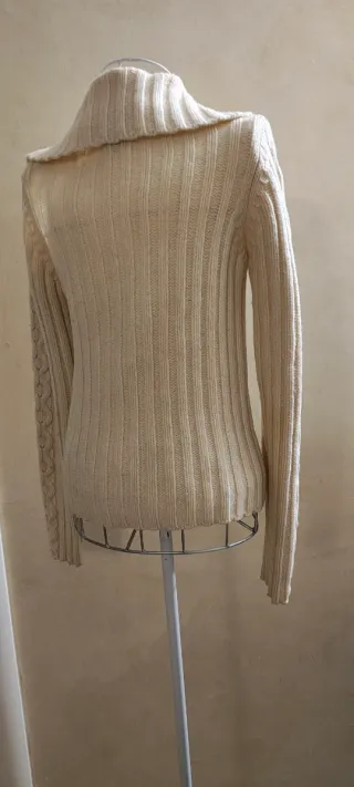 Maglione Calvin Klein Beige Zip