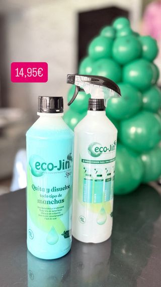 Pack Limpieza Eco-Jin: Detergente y Limpiadores