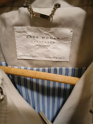 Gabardina Zara Beige