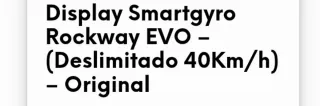 Display Smartgyro Deslimitado Rockway Evo
