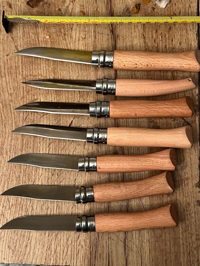 Lotto 7 Coltelli Opinel Inox