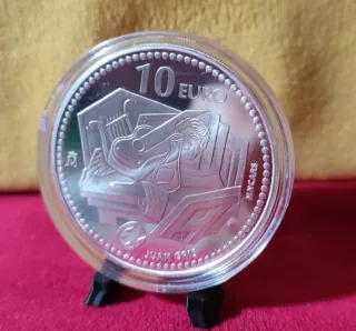 Moneda 10€ Plata Juan Gris