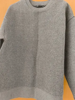Jersey ZARA Gris Talla S Oversized