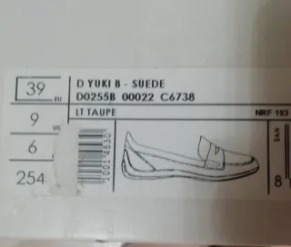 Mocasines Geox Mujer Beige