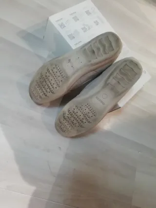 Mocasines Geox Mujer Beige