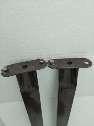 Largueros metálicos para cuna/cama