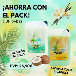 Detergente Gel Activo Jabón de Coco