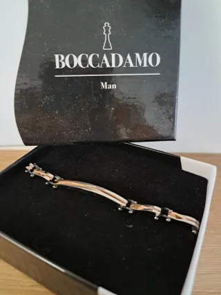 Bracciale Boccadamo Uomo Oro Argento