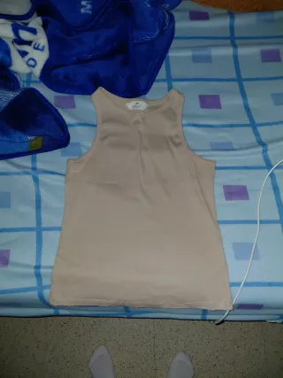 Top H&M Beige Talla XS
