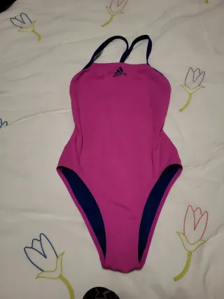 Bañador Adidas Rosa y Azul