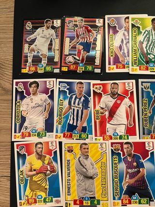 Lote cromos fútbol Adrenalyn 2018-19