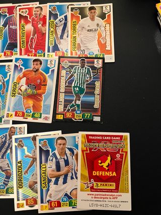 Lote cromos fútbol Adrenalyn 2018-19
