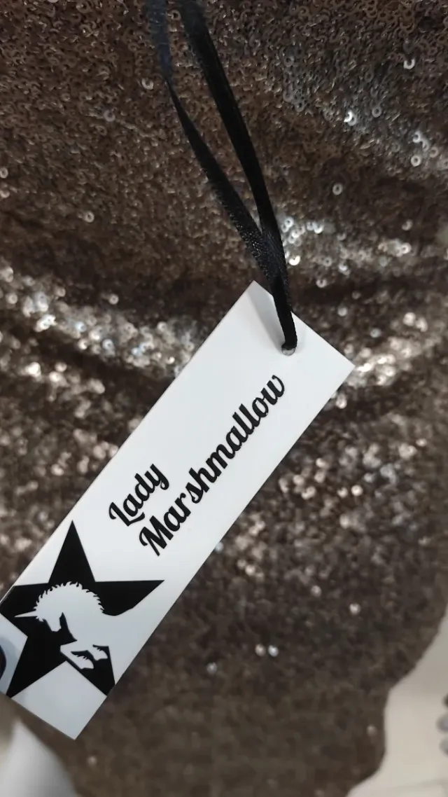 Vestito in paillette dorate nuovo