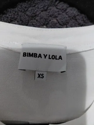 Blusa Bimba y Lola Blanca Talla XS