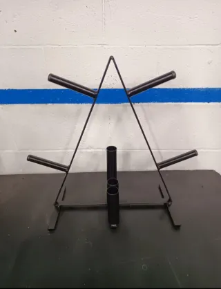 Soporte para discos de pesas decathlon domyos