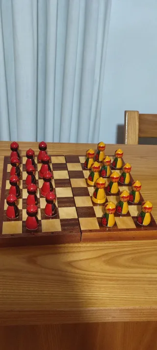 Scacchiera artigianale russa