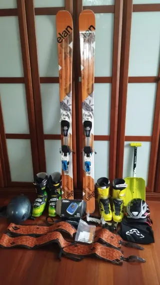 Equipo completo esquí travesía