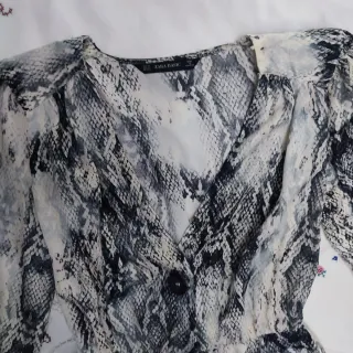 Vestito donna corto fantasia pitone