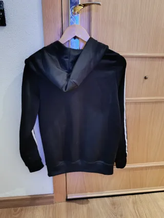 Chaqueta Chándal Adidas Negra con Rayas. Unisex