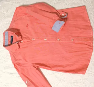 Camisa niño manga larga rayas Talla 6 .