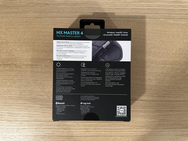 Logitech MX Master 4 Ratón Inalámbrico