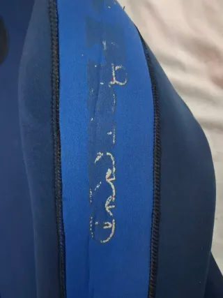 Traje Neopreno Niño Completo Azul y Naranja