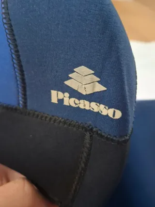 Traje Neopreno Niño Completo Azul y Naranja