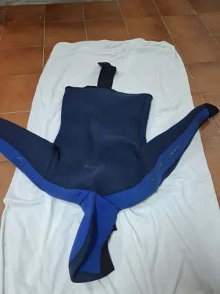 Traje Neopreno Niño Completo Azul y Naranja