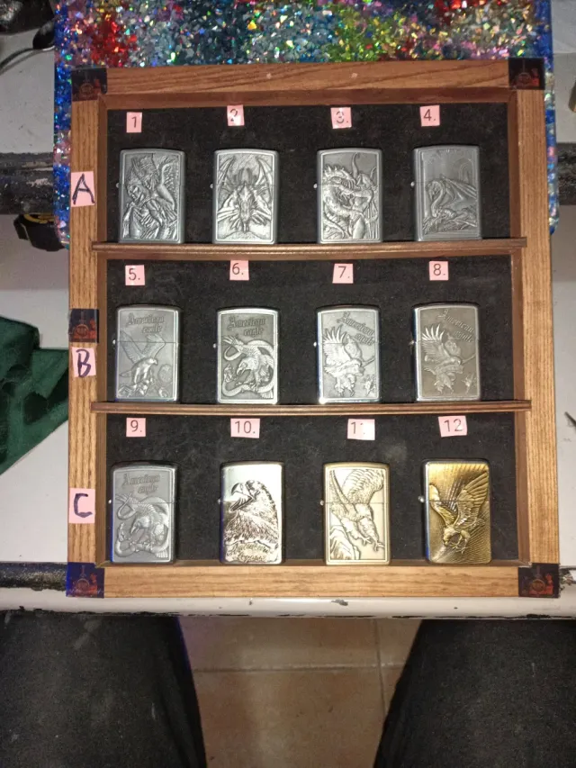 Mecheros tipo Zippo a eligir precio pieza Lote 55€