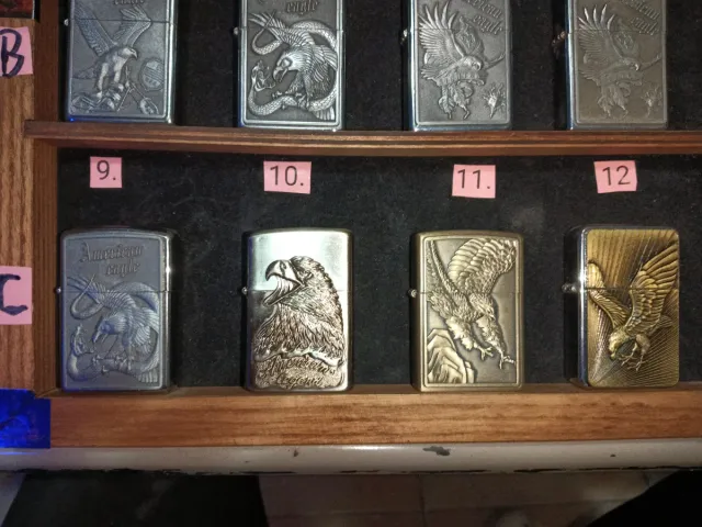 Mecheros tipo Zippo a eligir precio pieza Lote 55€