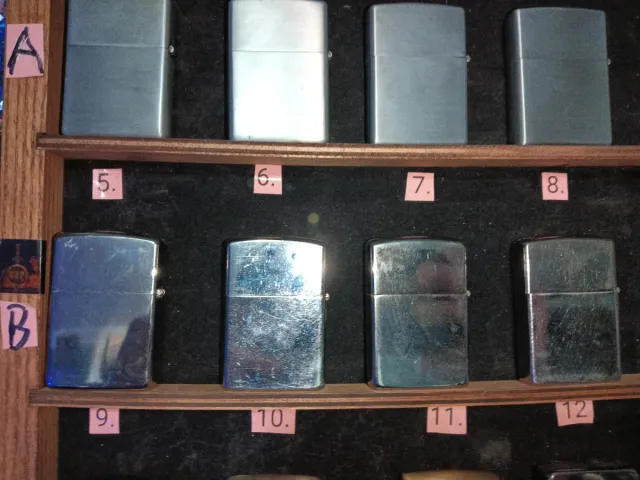 Mecheros tipo Zippo a eligir precio pieza Lote 55€